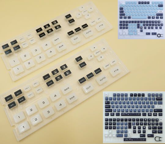 Custom silicone keypads