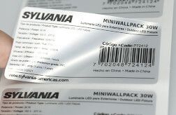 Custom barcode and label printing for silicone goods ready for retail