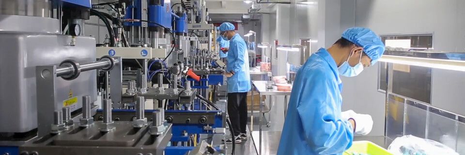 Eco-friendly silicone manufacturing line at WH Silicone factory